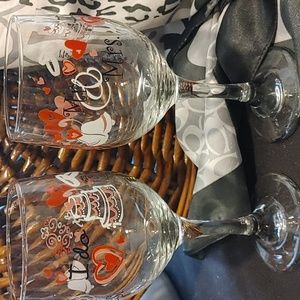3/$20 Mr & Mrs I Do Wine Glasses
